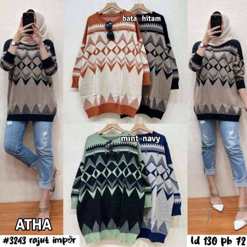 rajut import terbaru/blouse rajut import/kaos rajut import