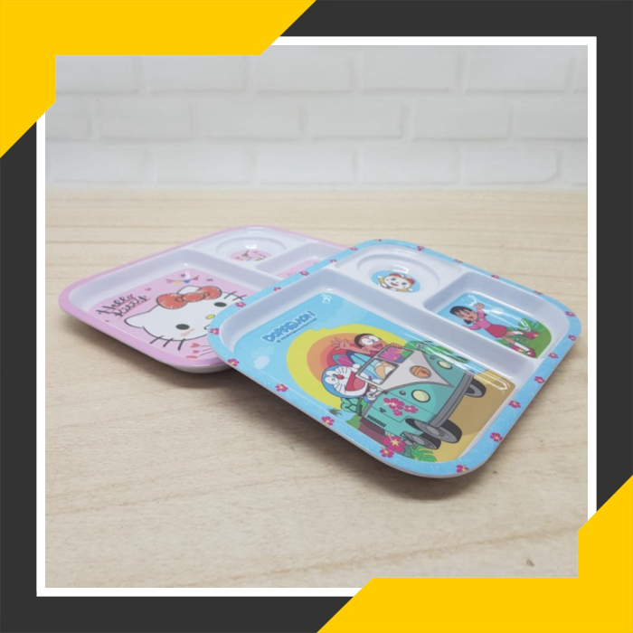 

Promo Piring Makan Anak Melamin PF2526-10.5 Doremon / Hello Kitty Vanda Limited