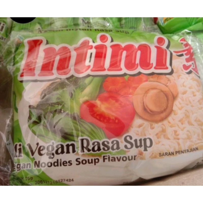 

Intimi Rasa Sup Mi Vegan Isi 1Pack 5Bungkus
