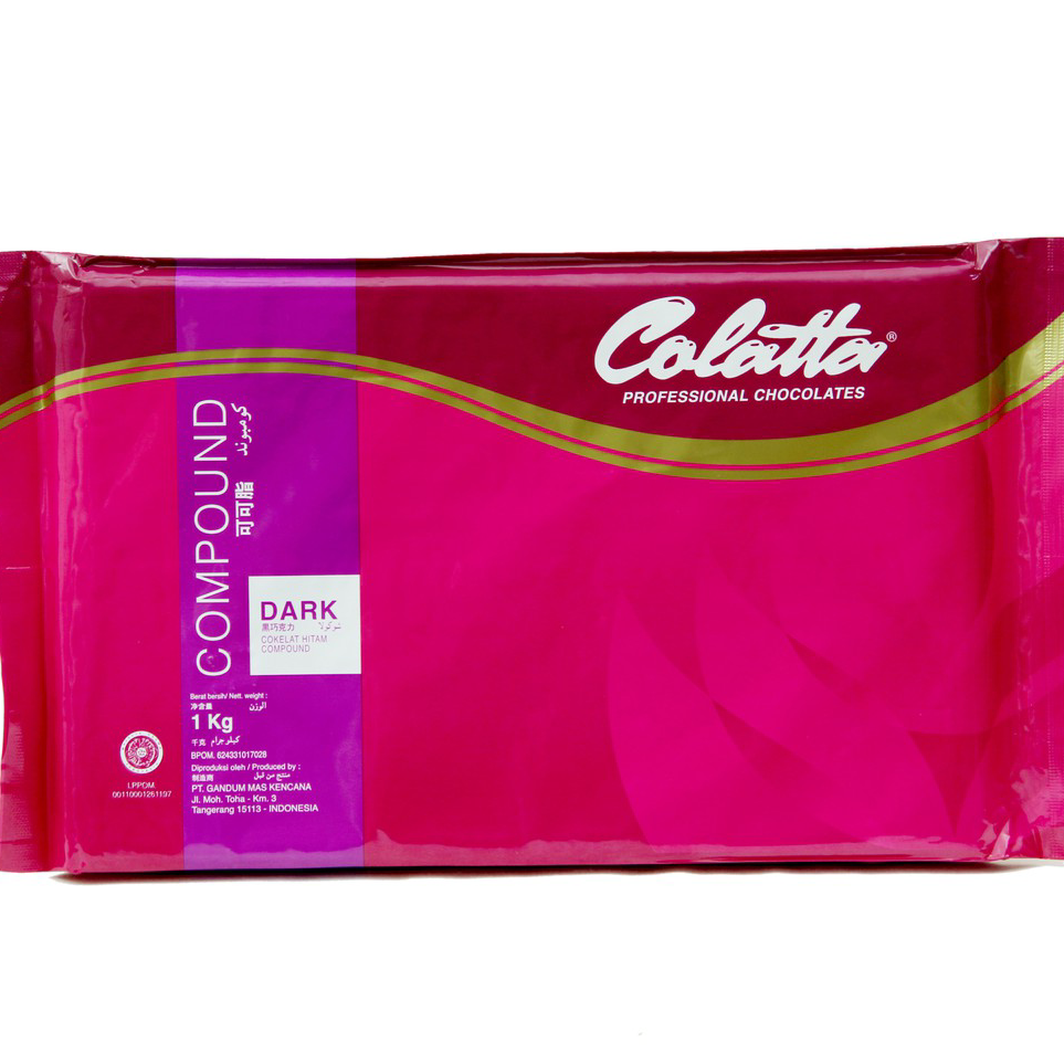 

Bestseller Cokelat Batang - Colatta Dark Chocolate Compound Kemasan 1kg !!!