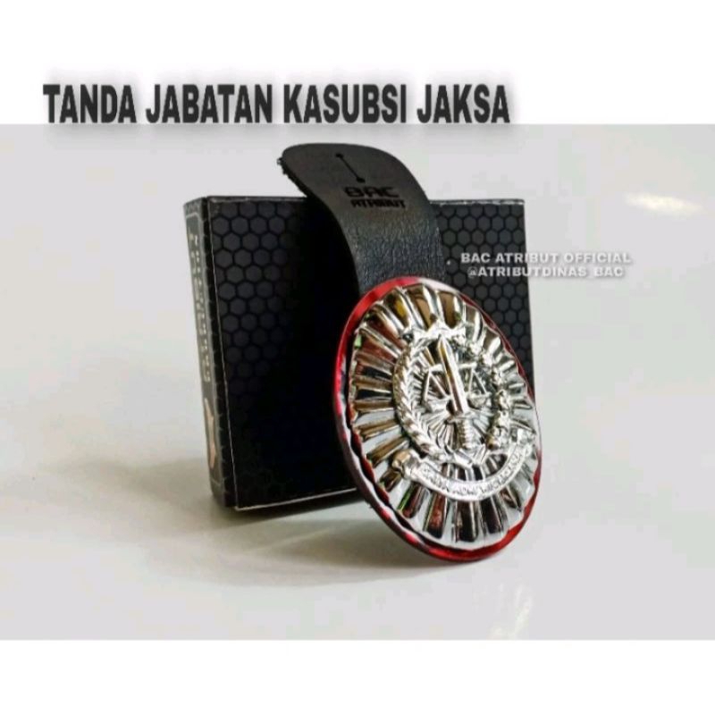 tanda jabatan Jaksa kejaksaan Kasubsi/kaur excellent mewah