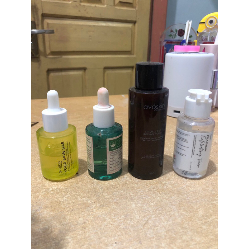 PRELOVED AVOSKIN TONER, SERUM, TERATU, AXIS Y