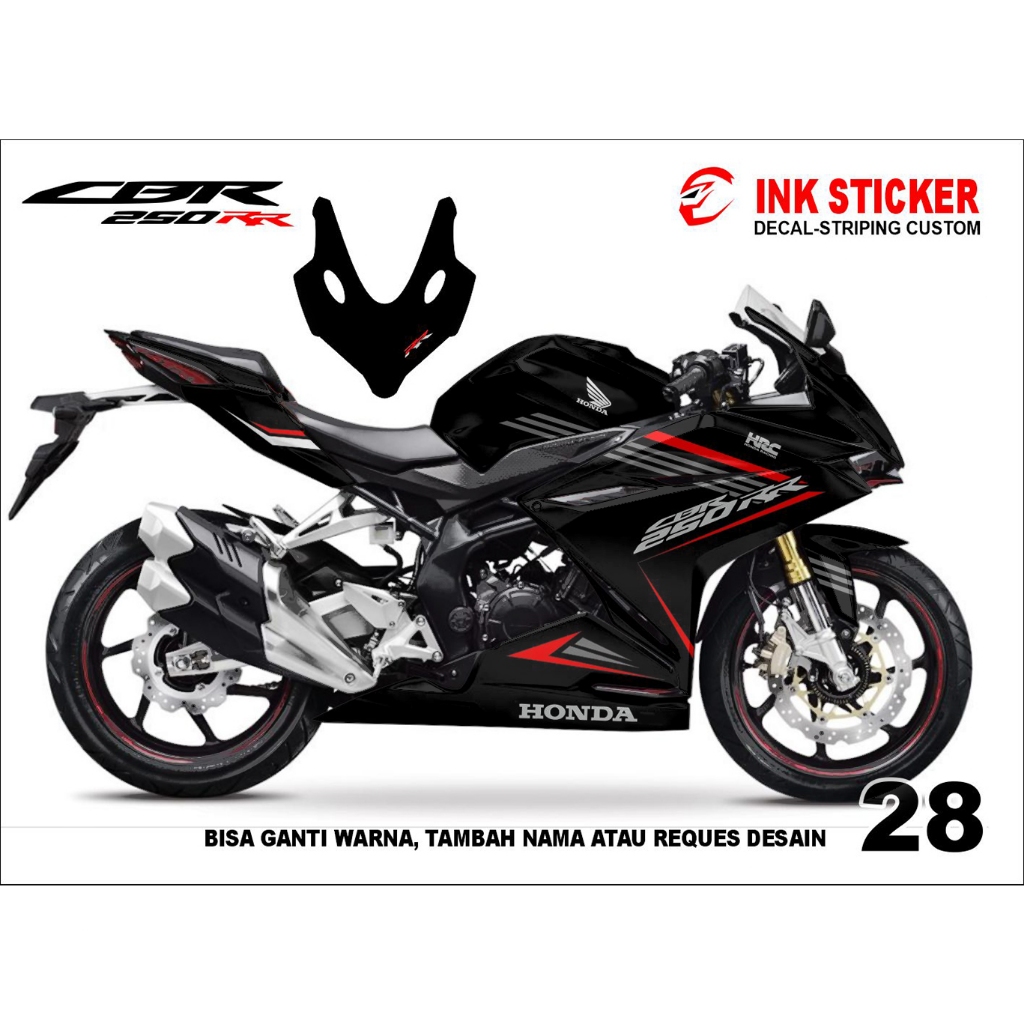 Sticker Decal CBR 250RR 28 Fullbody CBR 250 RR