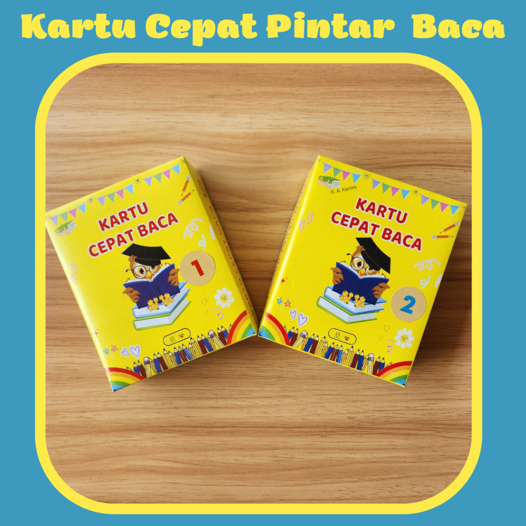 Kartu Cepat Belajar Membaca Anak TK Usia 4-5 Tahun