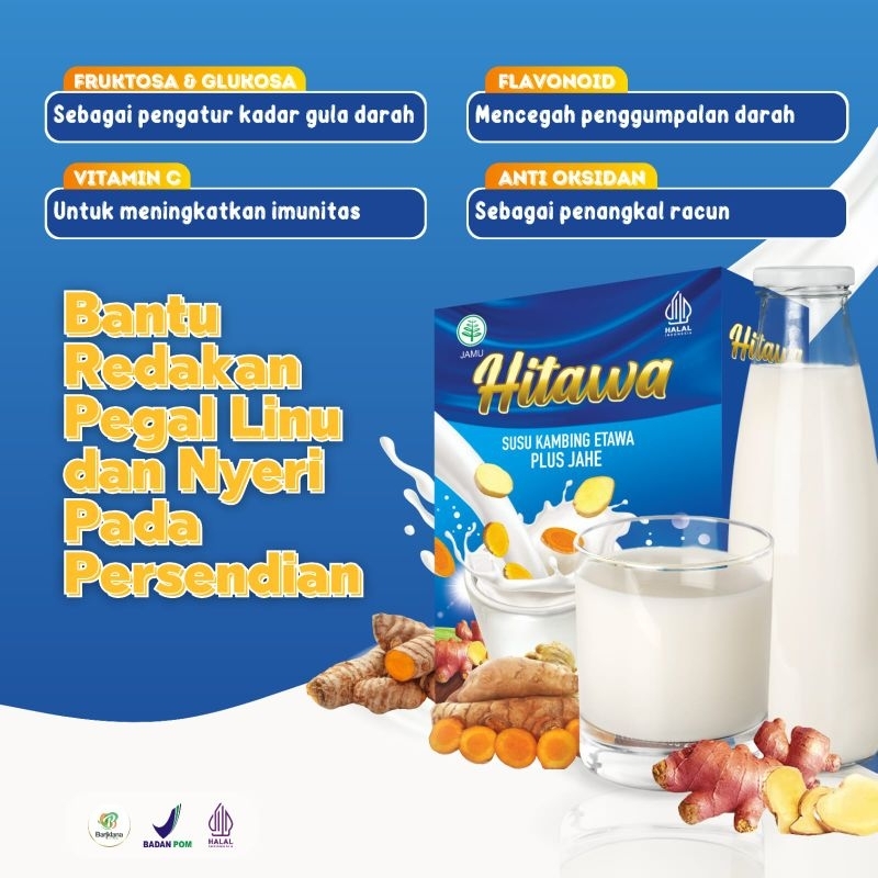 

HITAWA SUSU ETAWA PLUS JAHE MERAH