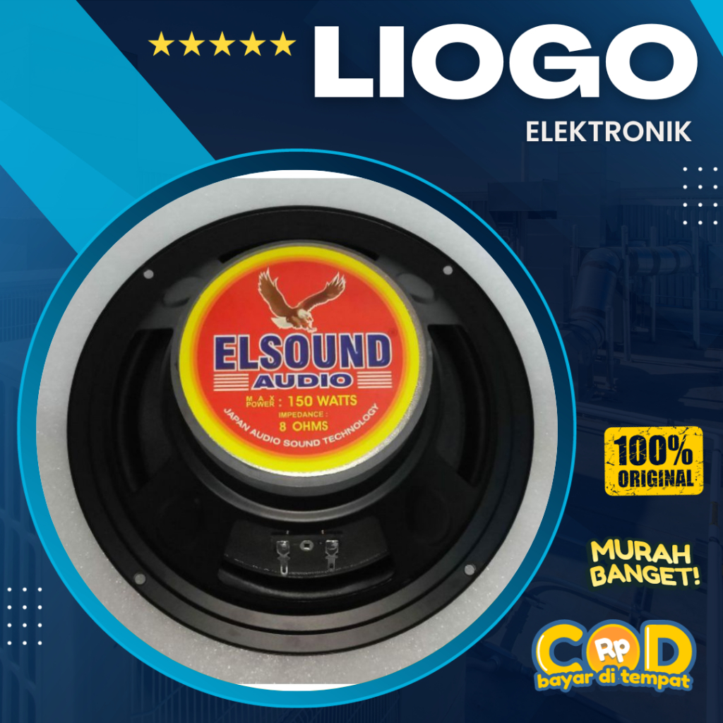 Speaker Woofer 8 Inch Elsound 8MB 150 Watt Elsound 8 Inch Magnet Besar 8MB