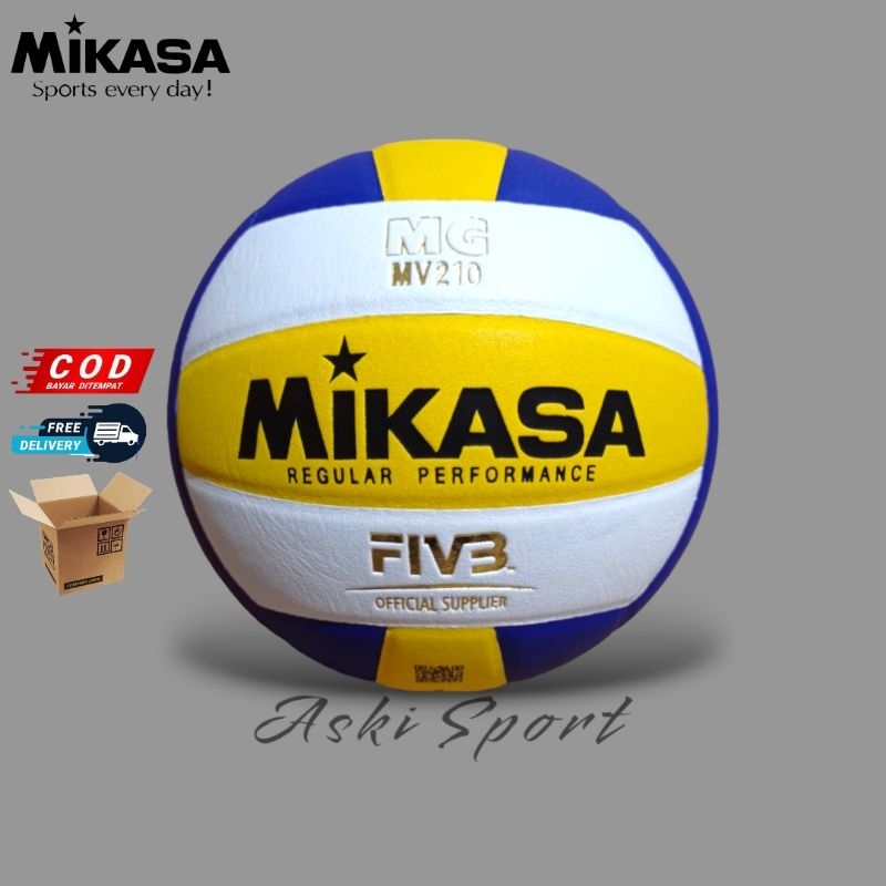 Bola Voli ORIGINAL MIKASA MV210 Volley Ball ORIGINAL MIKASA MV210 Extra Free