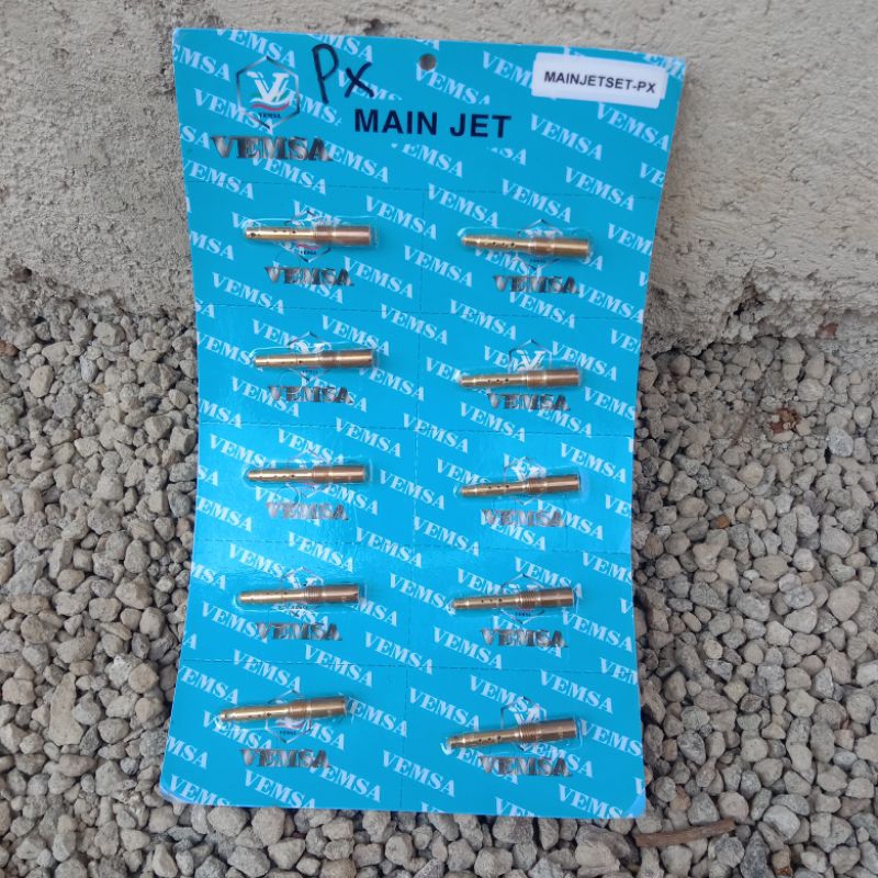 Spuyer mainjet bensin set karburator vespa px ukuran 160-BE-3-102