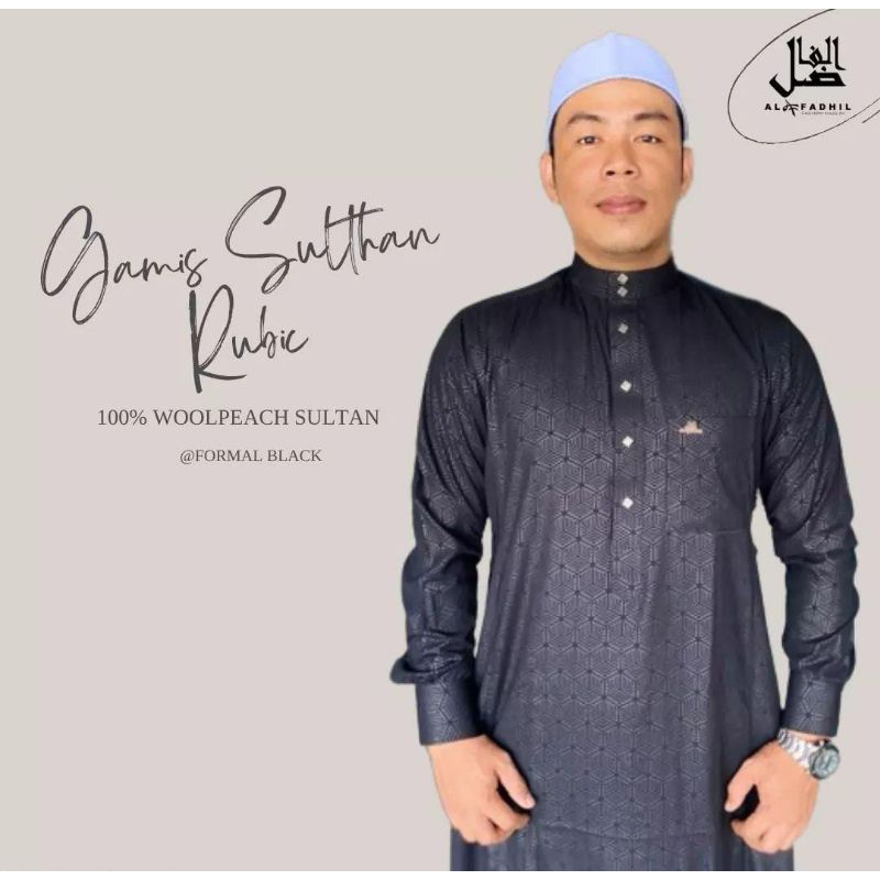 GAMIS SULTAN AL-FADHIL  MOTIF RUBIC|JUBAH MUSIM|JUBAH SULTAN|JUBAH KEREN|JUBAH SELIMPIT