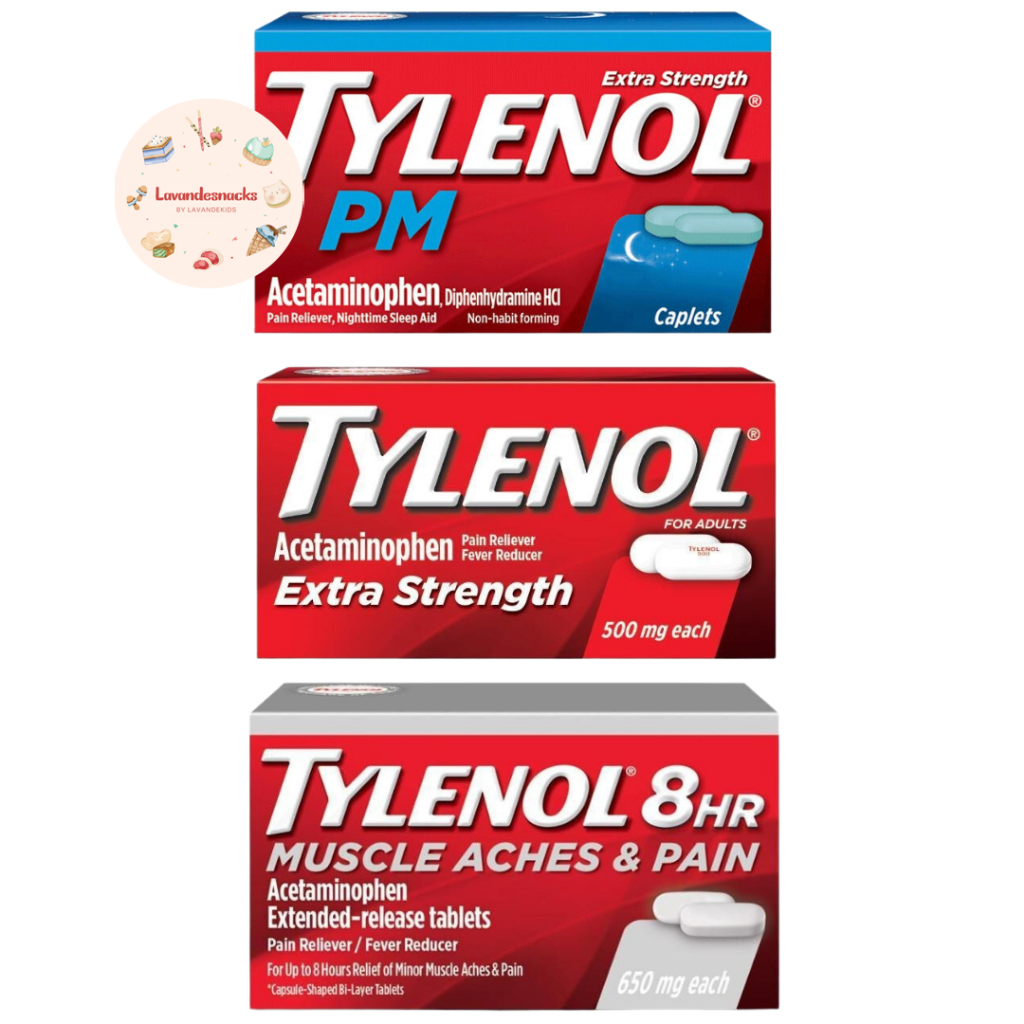 Obat Pereda Nyeri Tylenol Headache & Muscle Pain With Acetaminophen