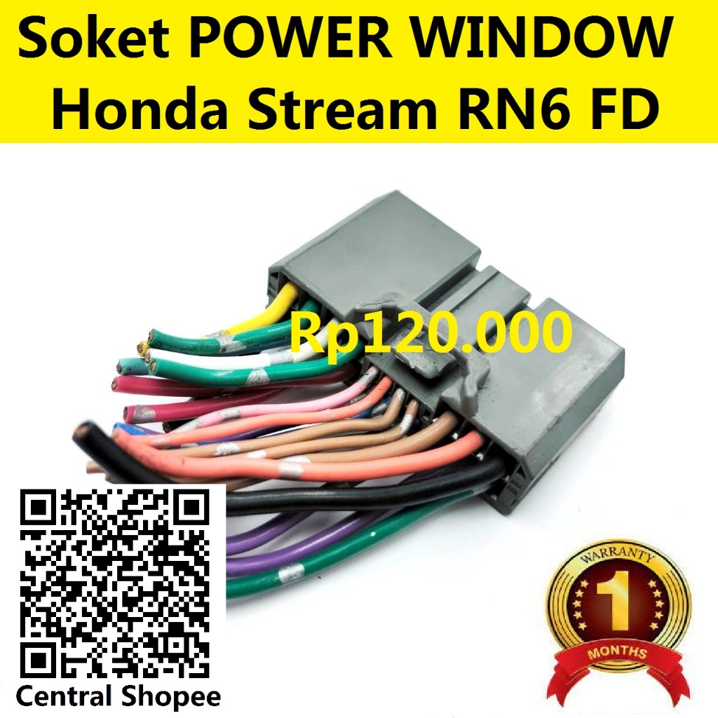 Soket socket SAKLAR SWITCH MASTER POWER WINDOW main stream honda RN6 civic fd fd1 fd2 copotan origin