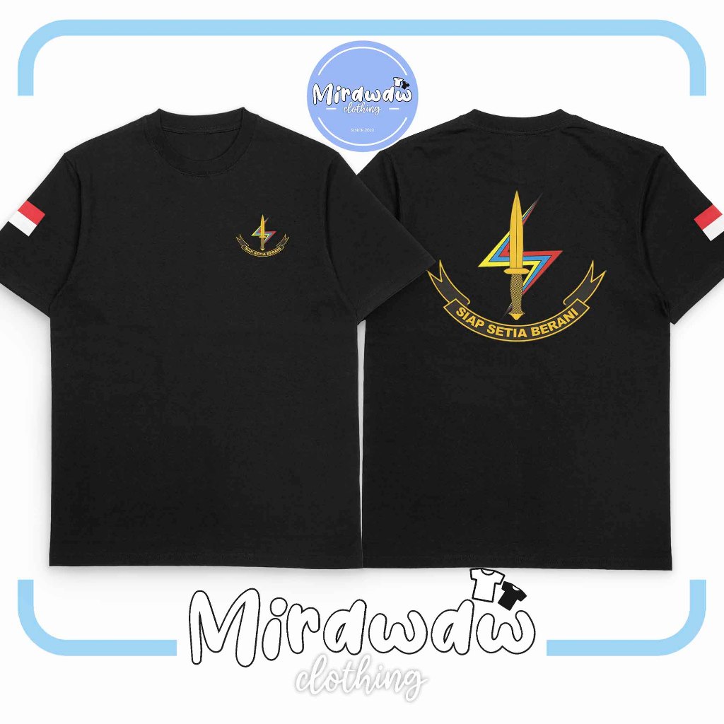 Kaos SAT 81 GULTOR Satuan 81 Kopassus Logo Kaos Distro