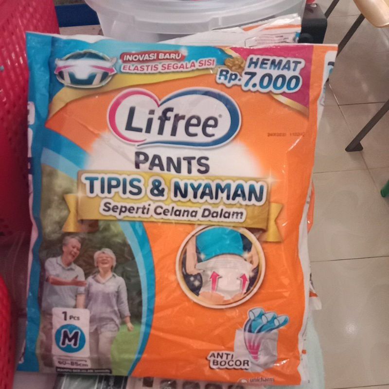 Popok dewasa , Pampers LIFREE M
