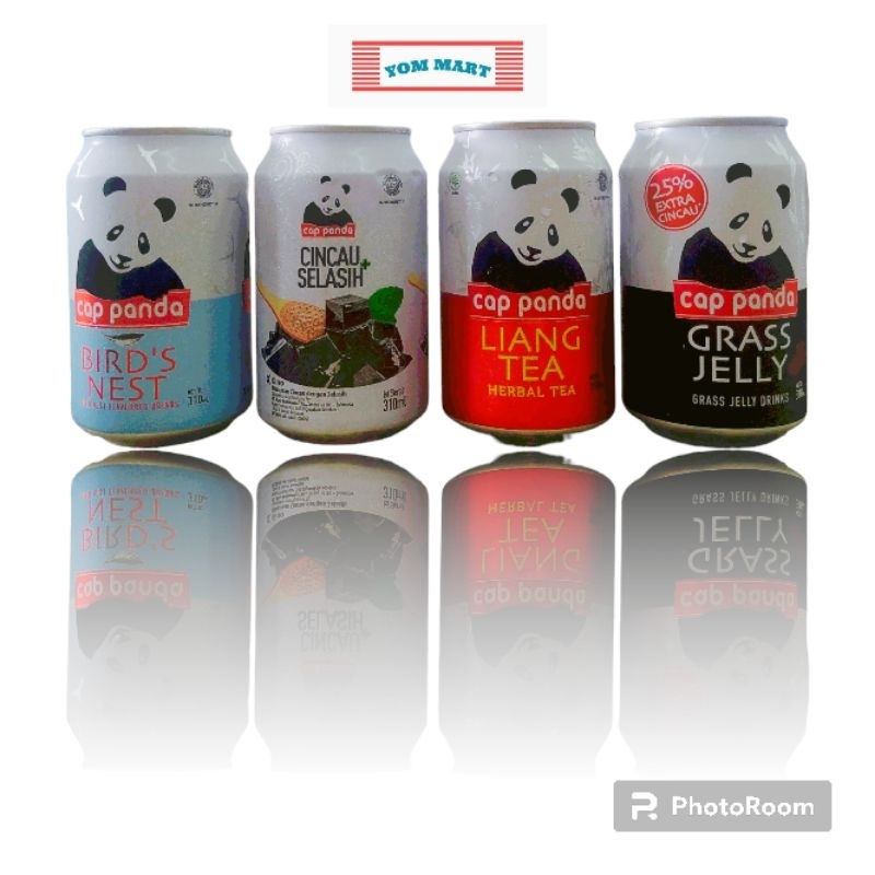 

MINUMAN CAP PANDA GRASS JELLY, LIANG TEA, CINCAU SELASIH, BIRD NEST 310ML