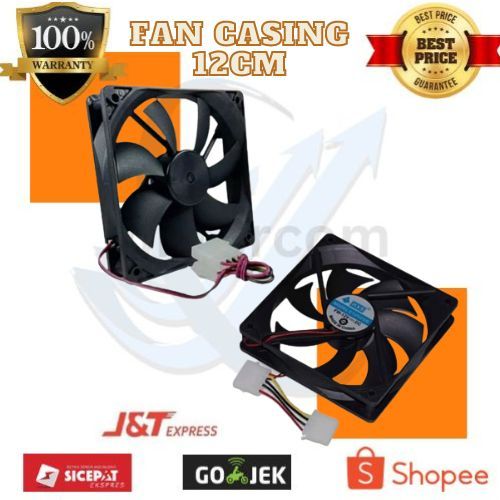 FAN CASING 12CM Hitam / fan cpu / fan case 12cm