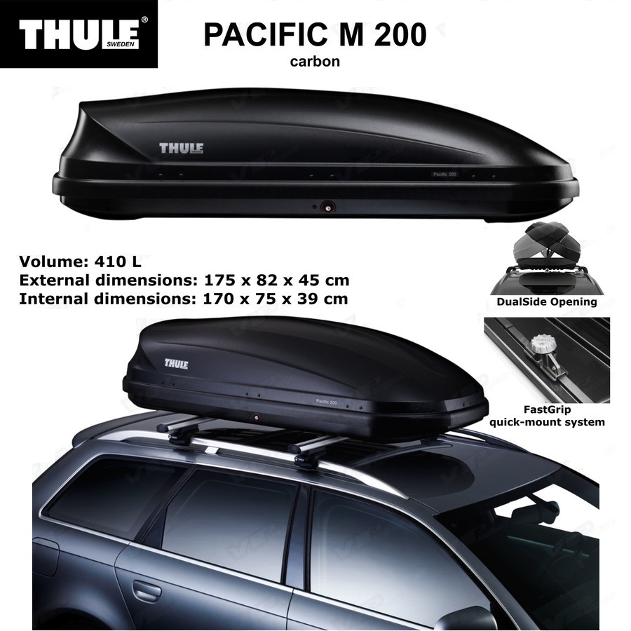 Roofbox roof box THULE 450L original PACIFIC 200