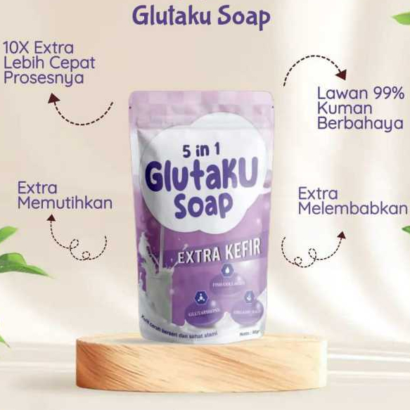 GLUTAKU SOAP SABUN BADAN & WAJAH GLOWING