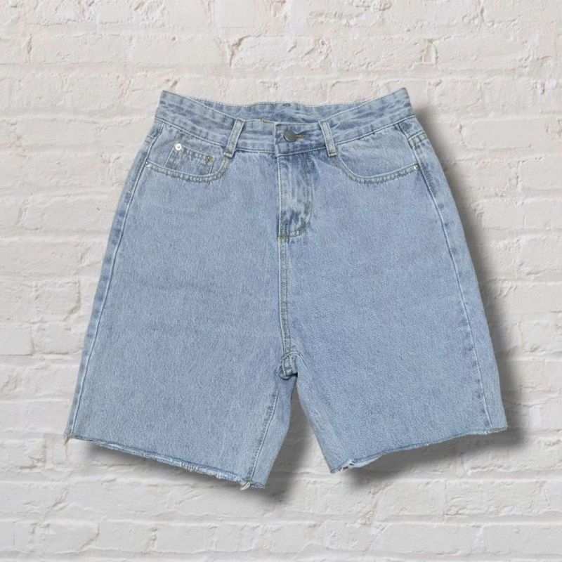 Celana Pendek Shortpants Jeans Blue Washed Second Preloved