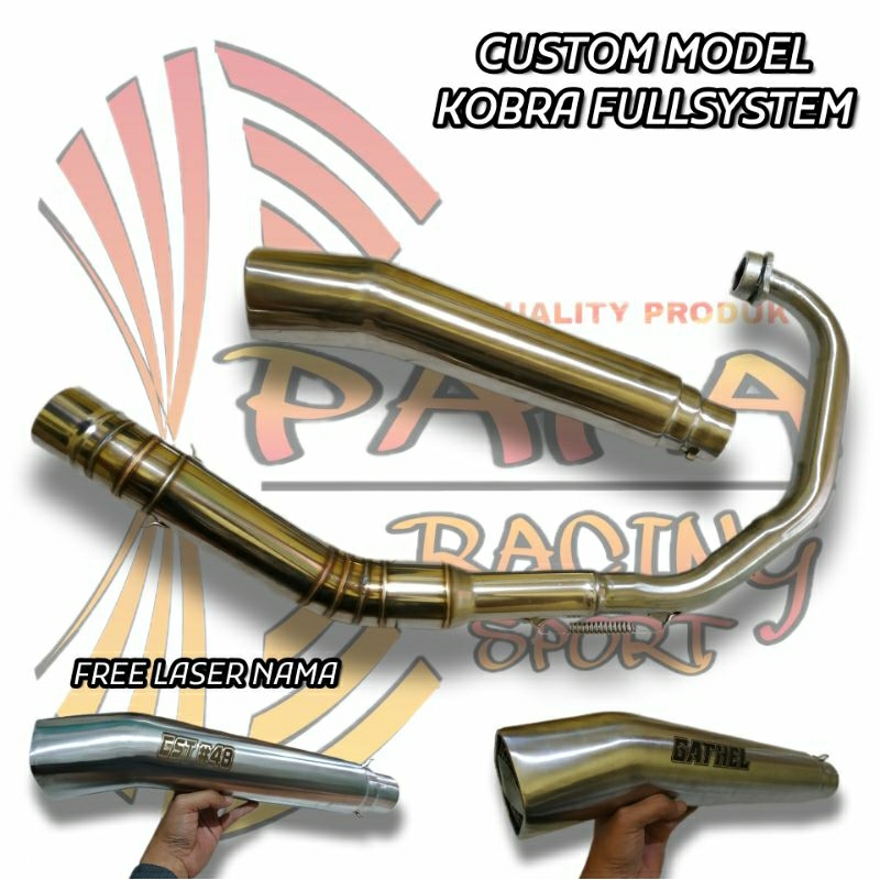 Knalpot Custom Japstyle SS XSR155 R15 Vixion Xabre MT15 Jupiter mx Scorpio Byson CBR150R CB150R Tige