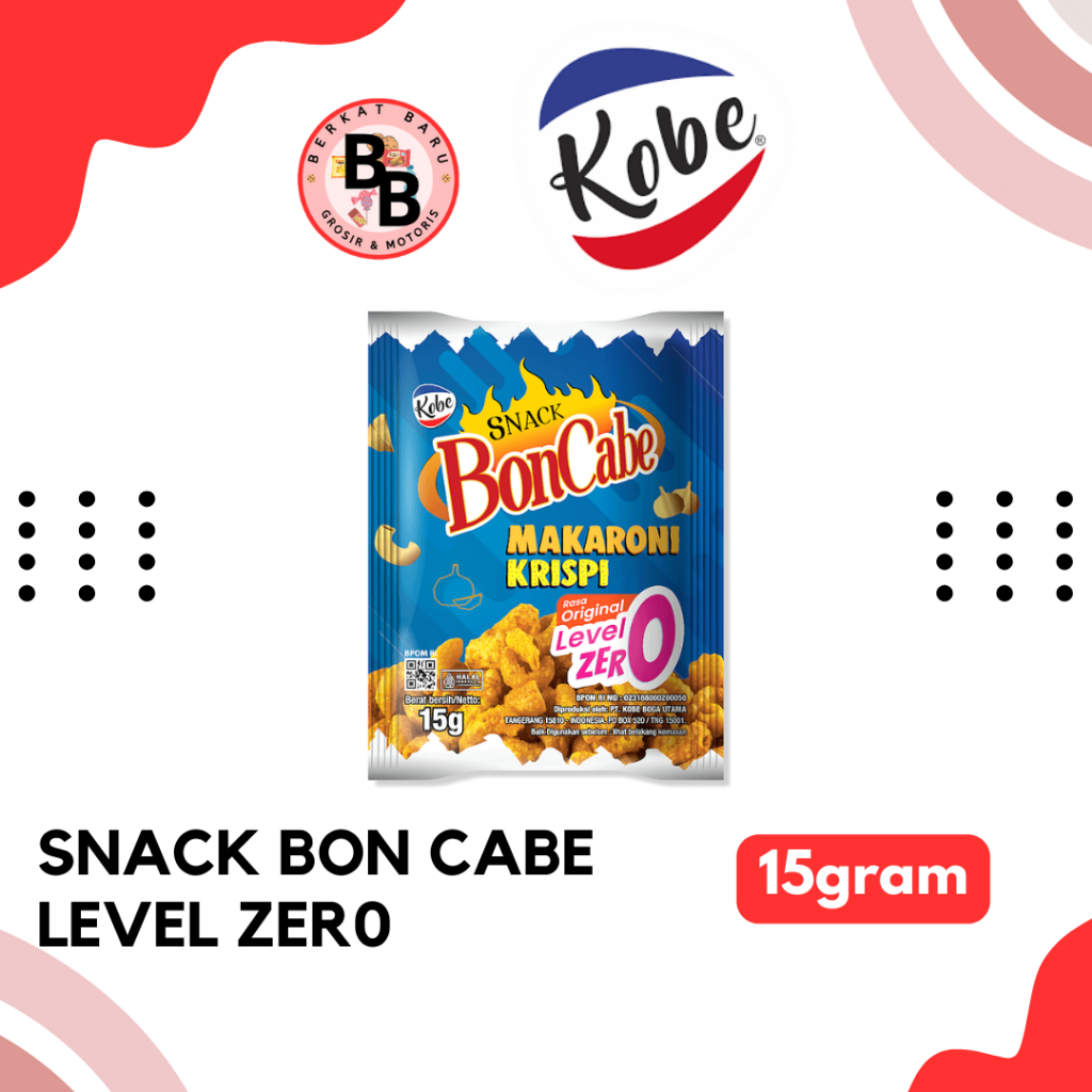 

[BB SNACK] SNACK BON CABE LEVEL ZER0 15GRAM HARGA PER RENTENG ISI 10 PCS