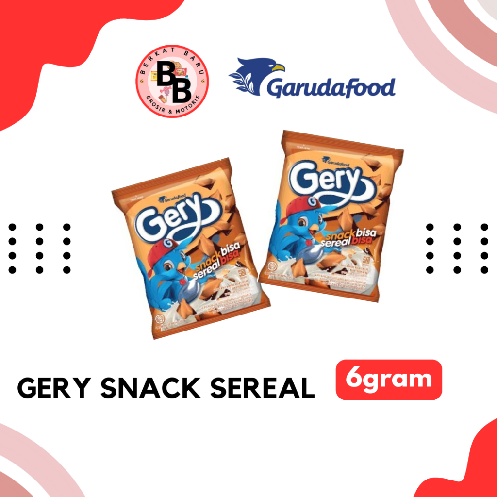 

[BB SNACK] GERY SEREAL 500 AN 6GRAM HARGA PER RENTENG ISI 10 PCS