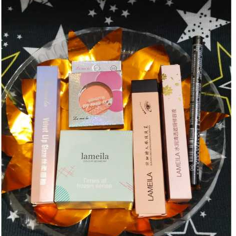 LAMEILA 6 SET MAKEUP SET LENGKAP LAMEILA 6 VARIAN UNTUK WAJAH MAKEUP LAMEILA/PAKET KOSMETIK/ PAKET MURAH A.43