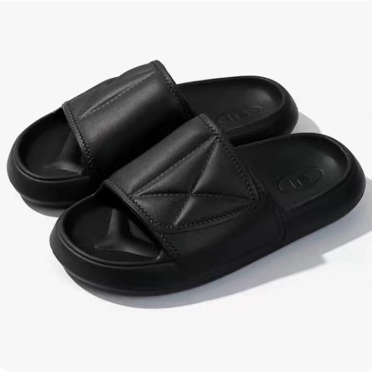 Sandal Flat Wanita Modern Empuk Pelacur Jelly Karet EVA Sandal Gaya Korea 2024 Tebal Anti Selip Terb
