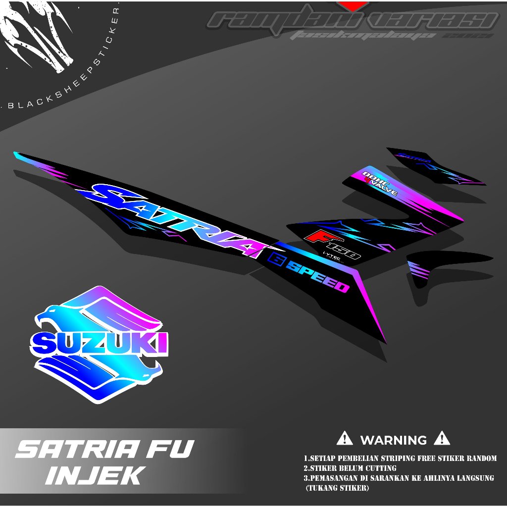 STRIPING SATRIA FU FI - STRIPING SATRIA FU INJEK - FU FI