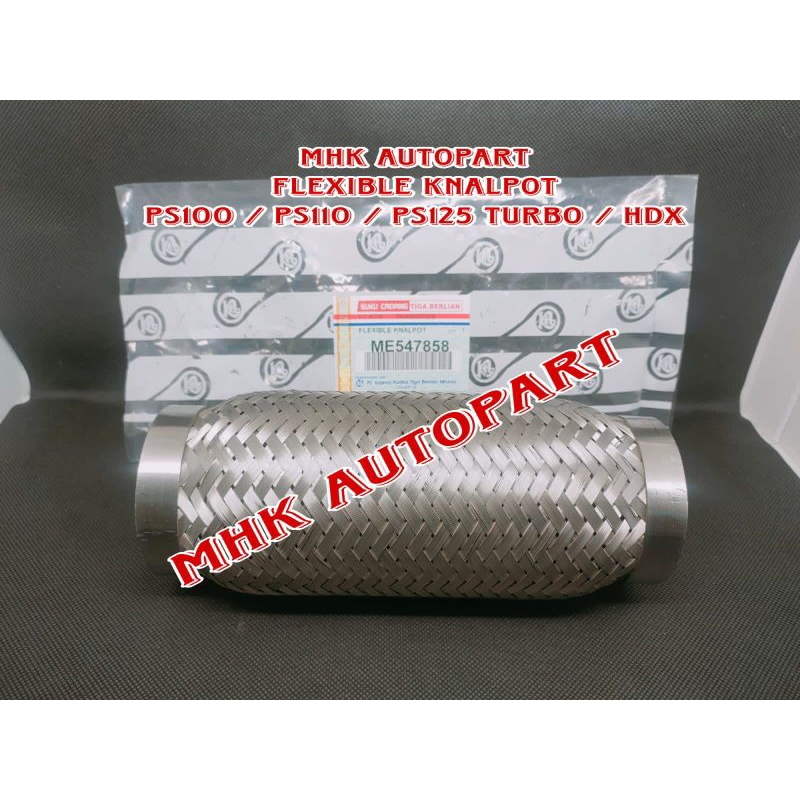 PIPA FLEXIBLE KNALPOT FLEXIBEL KNALPOT PS100 PS120 PS125 CANTER PS110