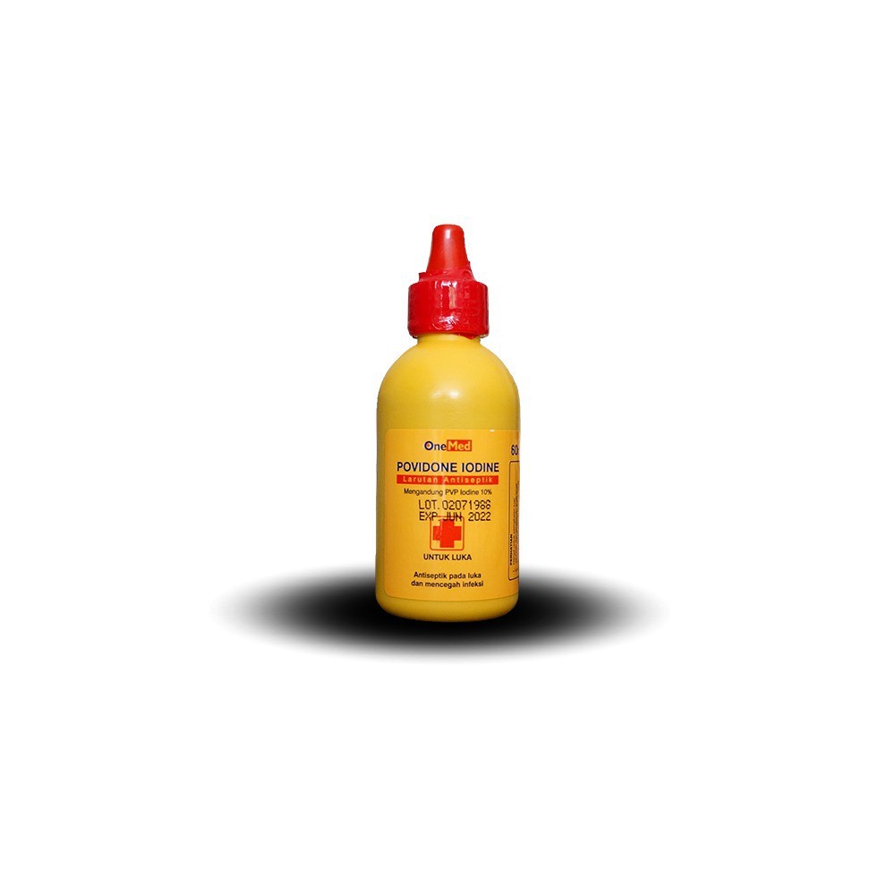 OneMed Povidone Lodine 60ml - Larutan Antiseptic I Star Farm
