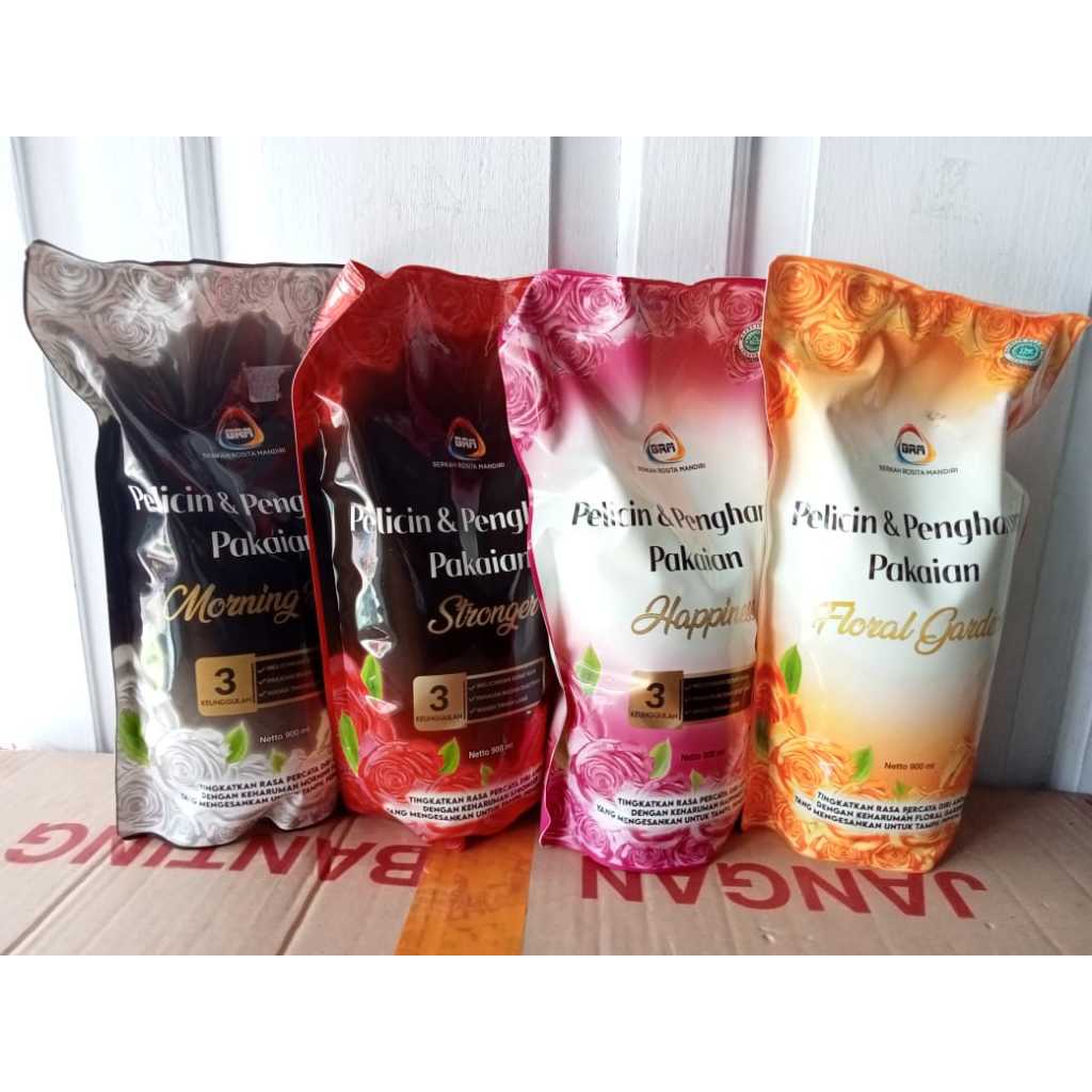 Refill Pewangi Laundry BRM - Refill BRM Pewangi Laundry 900 ml - Pewangi BRM Refill Parfum Laundry -