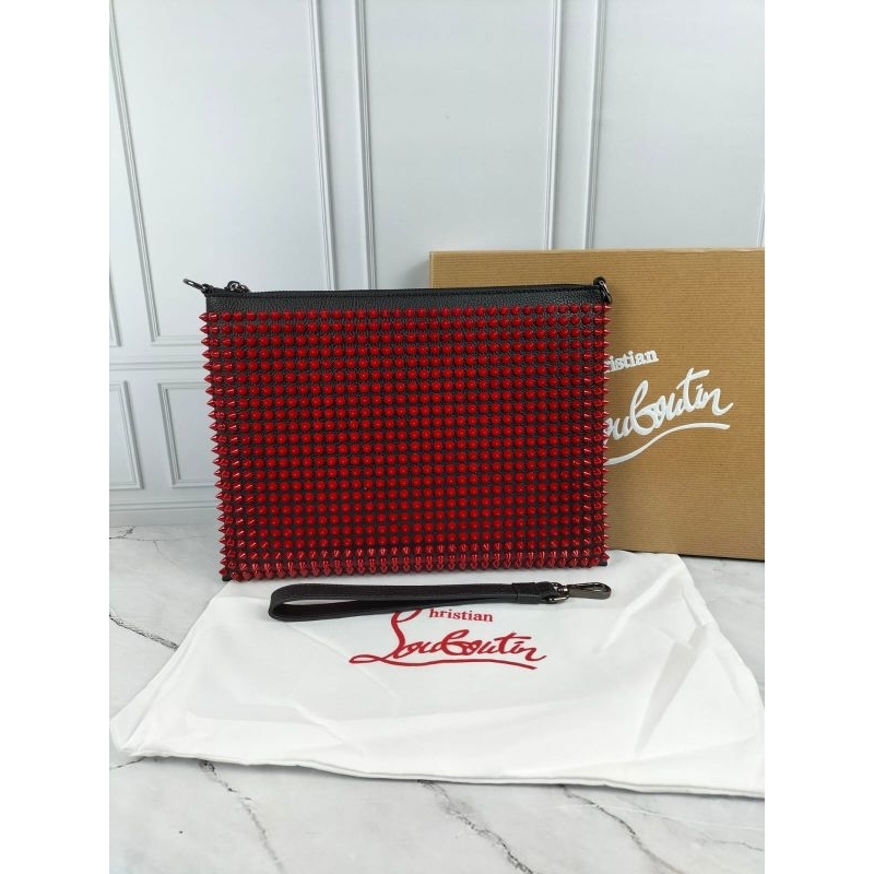 CLUTCH BAG PRIA CHRISTIAN LOUBOUTIN07 BRANDED IMPORT MIROR QLTY