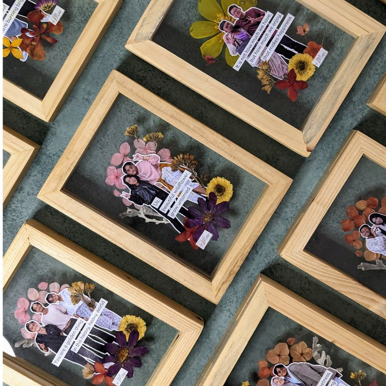 HERBARIUM | PRESSED FLOWER PHOTO FRAME | BINGKAI FOTO BUNGA | KADO UNIK ESTETIK