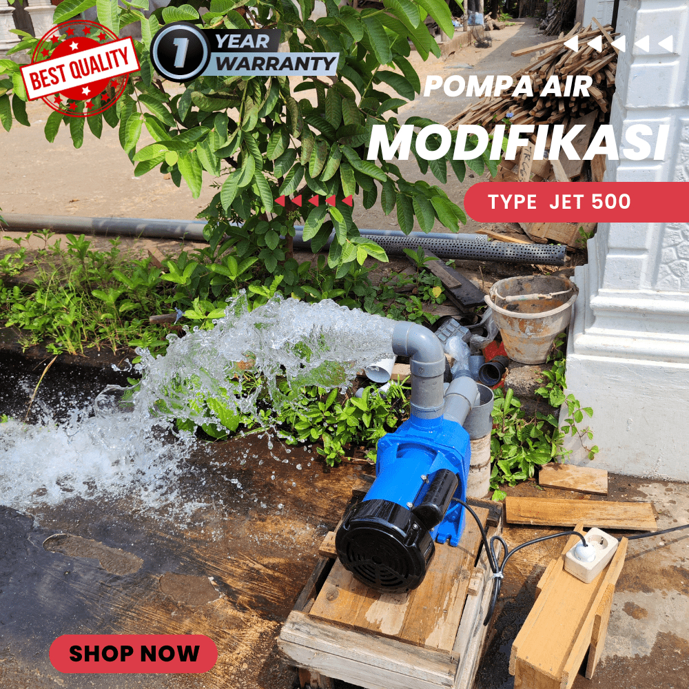Pompa air kolam ikan jet 500 pompa air untuk kolam ikan gurami debit air besar siap kirim pompa air 