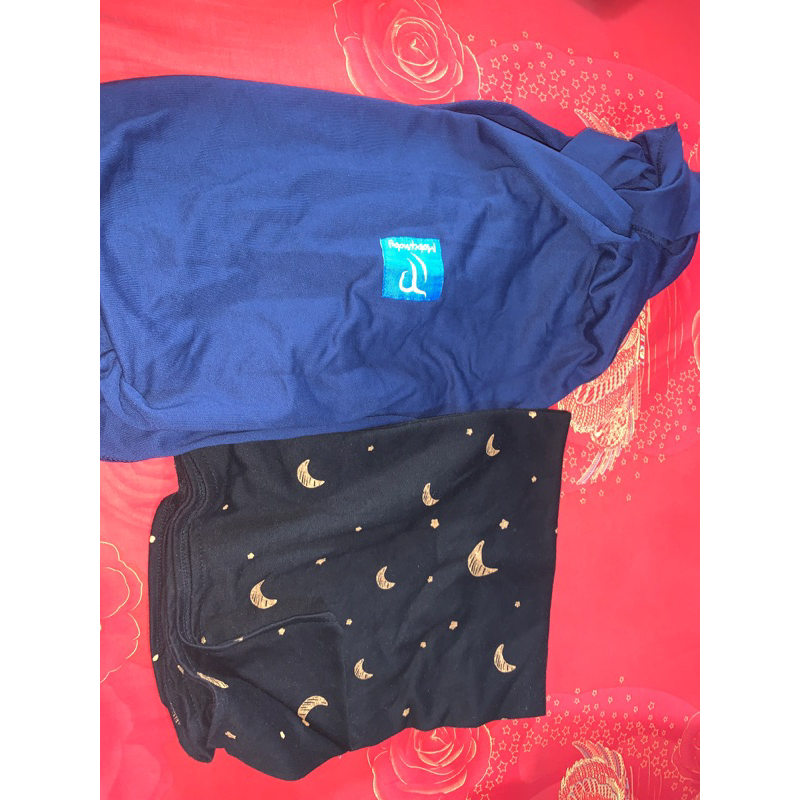 Gendongan Bayi Depan 3in1 Mobymoby Navy Ukuran M & Geos Preloved