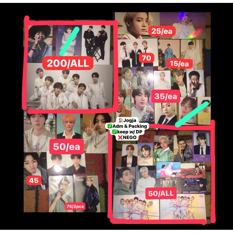 [SALE] PC BTS rare murah