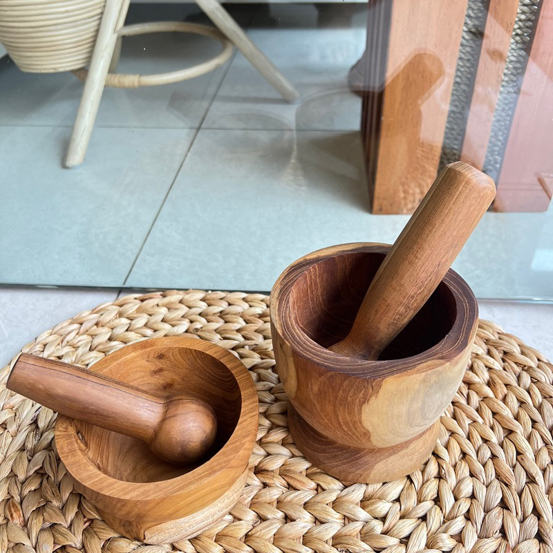Lumpang Kayu Jati / Tumbukan Kayu Jati LKJ02