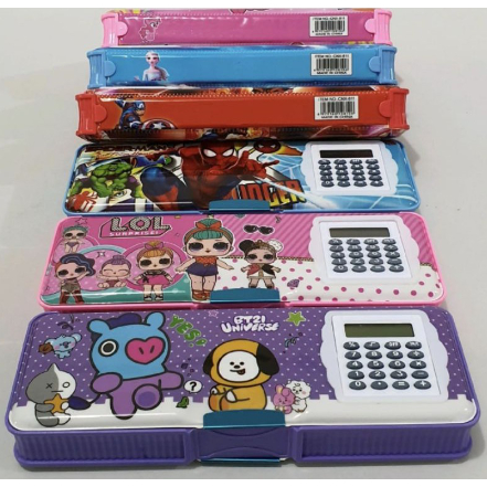 

PROMO Perlengkapan Sekolah Tempat Pensil Anak Kartun +Kalkulator