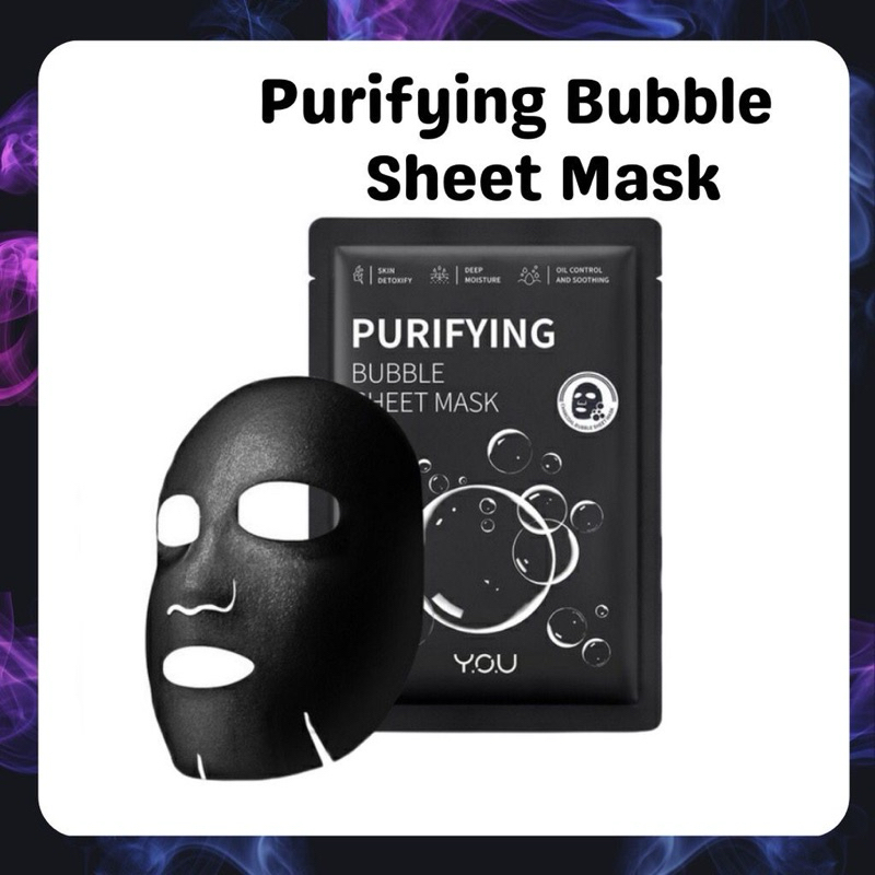 You Purifying Bubble Sheet Mask Detox | Masker Wajah