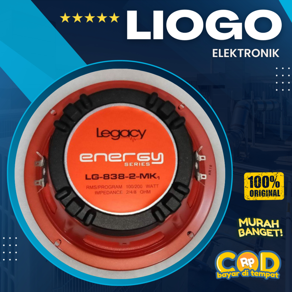 Speaker Legacy 8 Inch Legacy Energy LG 838 2 Subwoofer 8 Inch Legacy 838 Double Coil Audio Subwoofer