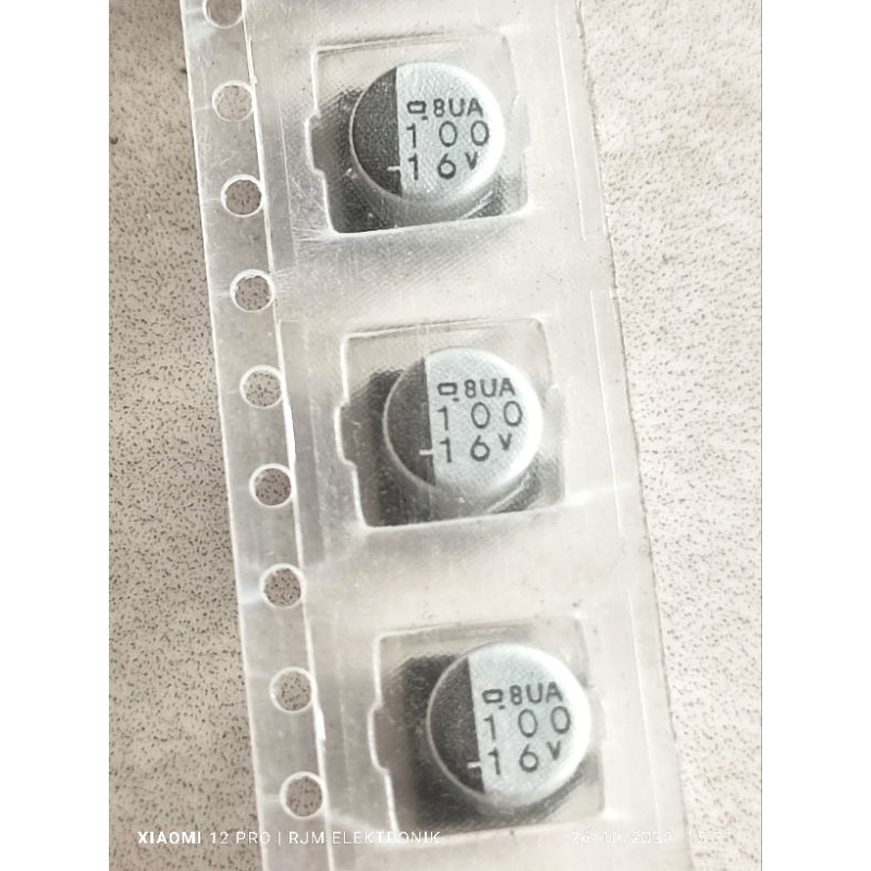 1000 pcs elco smd 100uf 16v ori