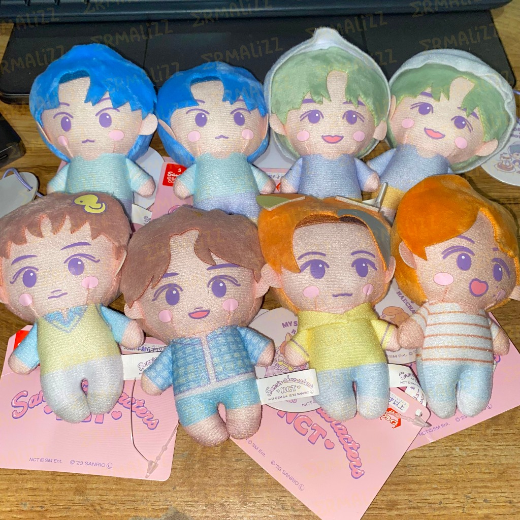 [READY STOCK] Doll Keyring Gantungan Kunci 5cm Sanrio Japan NCT Dream 127 WayV | Haechan Renjun Winw