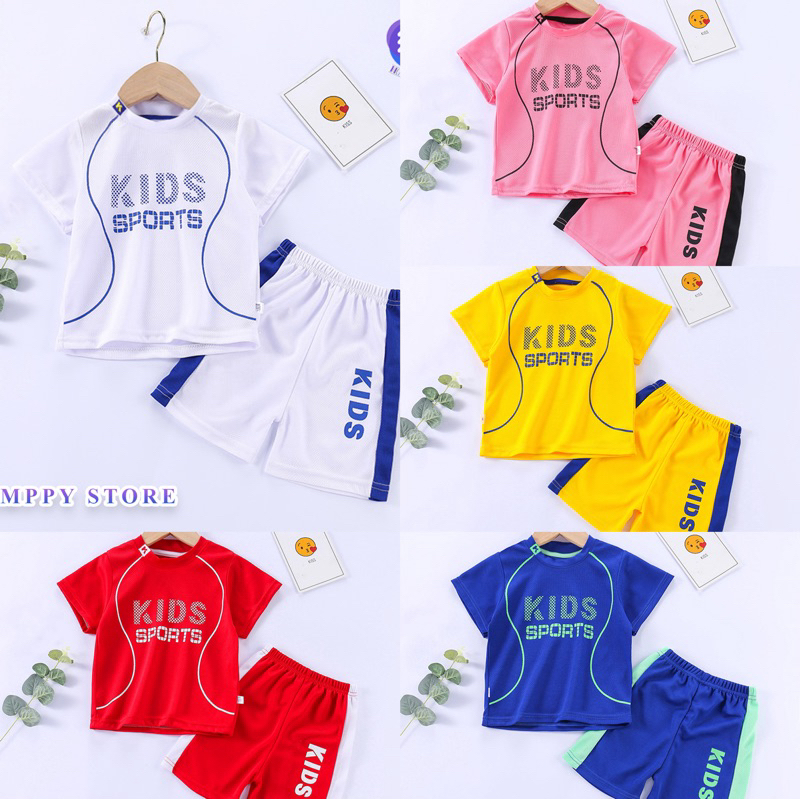 Setelan baju olahraga anak/baju olahraga anak/baju sport anak/setelan baju anak unisex