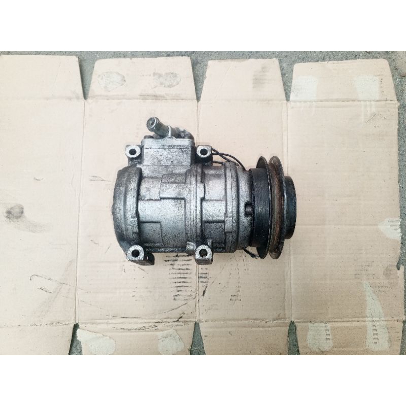 Kompresor AC 17A R17 Phanter Elf Kijang Diesel Carnival Diesel Original Denso