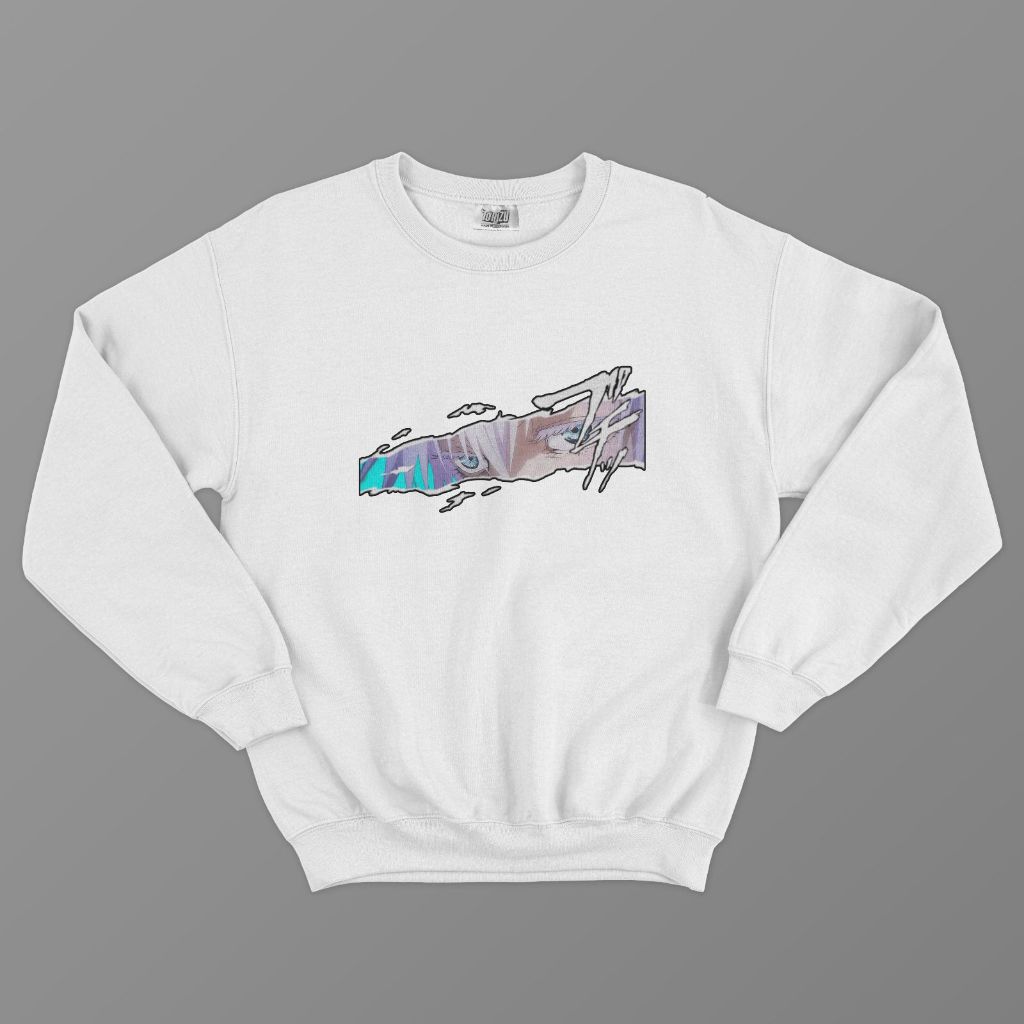 Crewneck Gojo Six Eyes Anime Jujutsu Kaisen