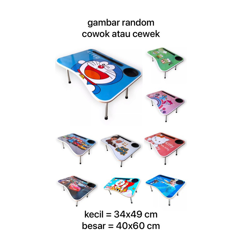 meja belajar kayu atau besi / meja lipat / meja anak / meja ulir / meja besi / meja kayu