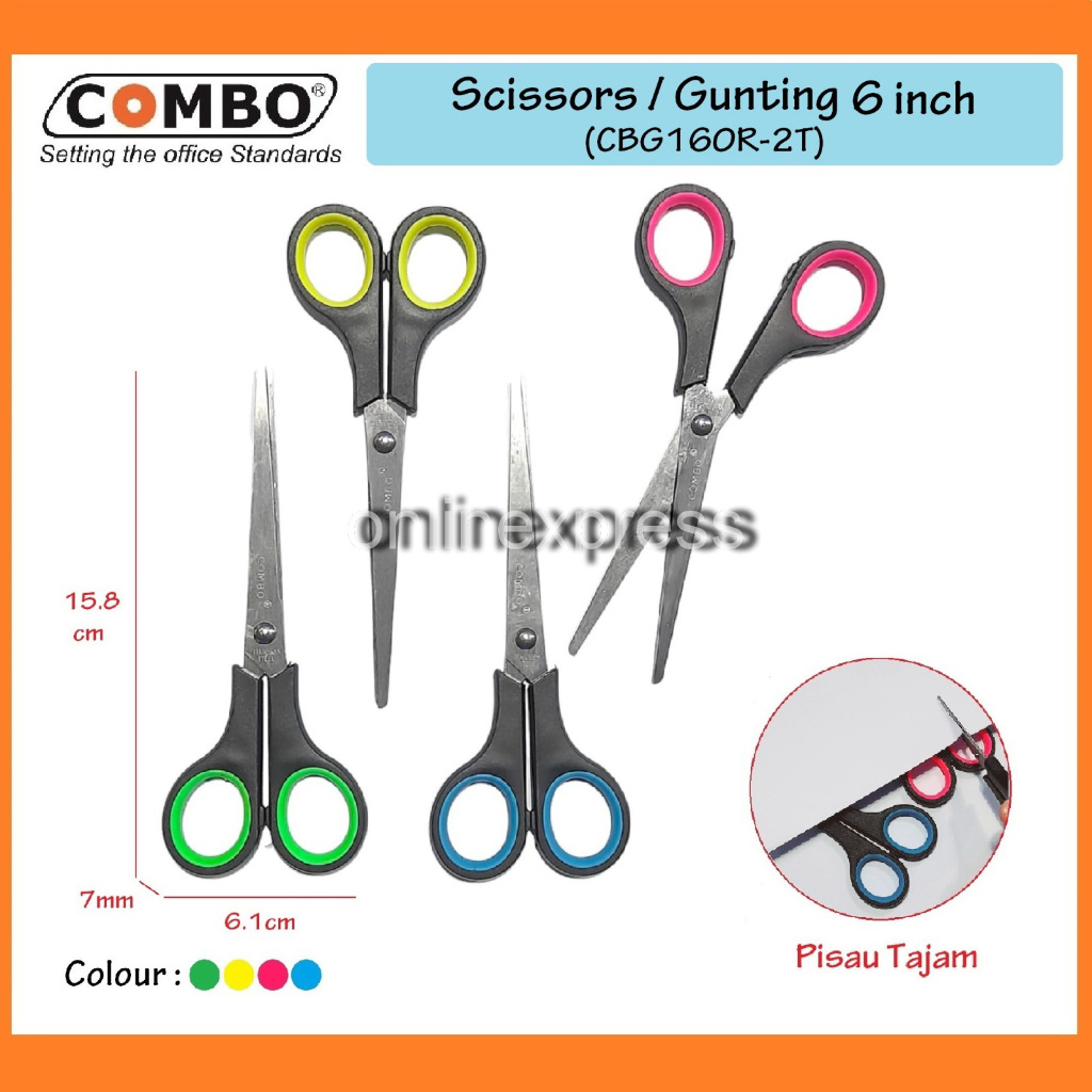 

Gunting Kertas / Gunting / Scissors 160R / Gunting Besar 6" (16cm)