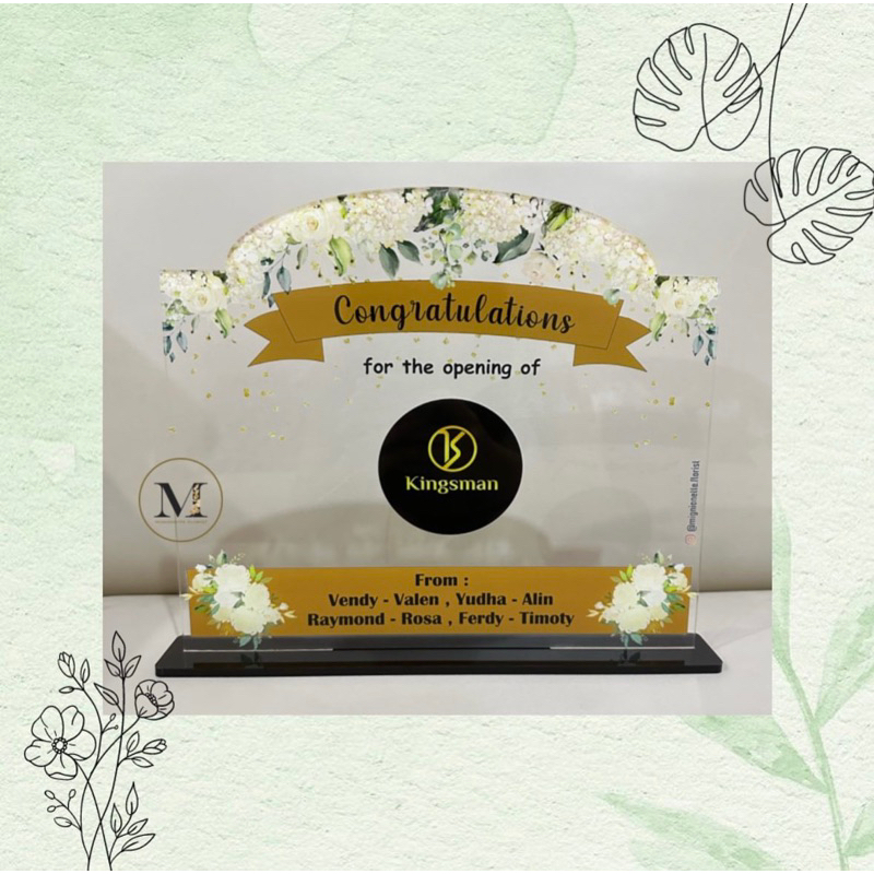 

custom greeting acrylic