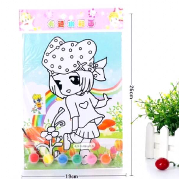 

Murah DIY Mewarnai Cat Air Water Color ( 1 Set) / Edukasi Anak / Mewarnai gambar
