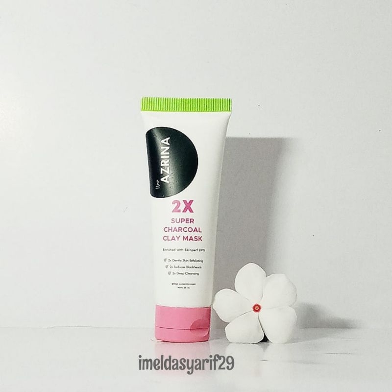 Azrina 2x Super Charcoal Clay Mask 25ml